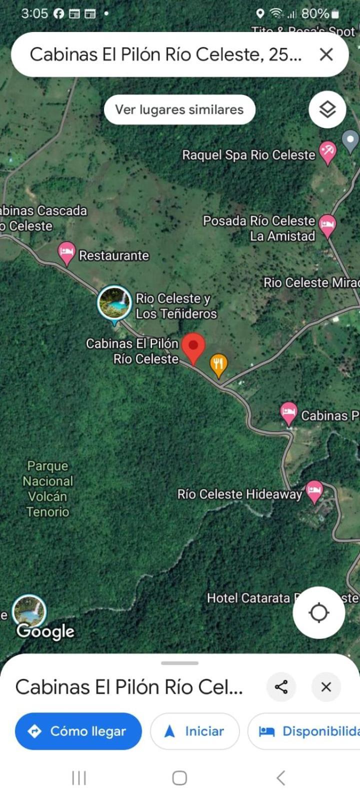 Cabinas El Pilon Rio Celeste Eksteriør bilde